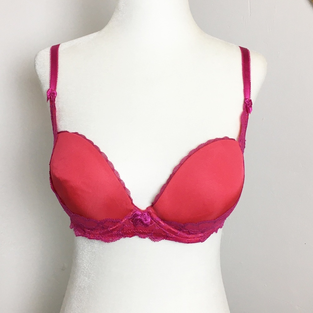 Adore me pink and purple lace 34 DD UNDERWIRE BRA